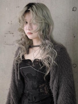 キャロルガーデンズ ボコカ 表参道(Carroll Gardens bococa) ロング、ミントグリーン、レイヤーカット