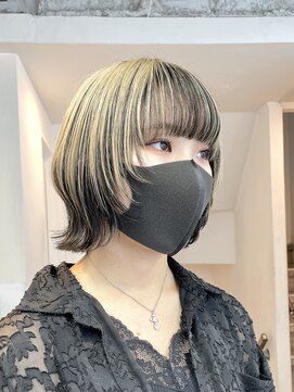 ミーム 原宿 表参道(meme) ダブルカラーハイトーンカラーケアブリーチインナーカラー#原宿