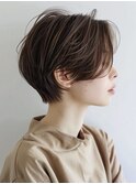 ☆オリーブグレーココアベージュ小顔クラゲヘアー/黒髪/髪質改善