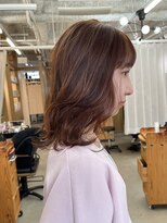 レル(lelu)&nbsp;ブリーチなしオレンジベージュ