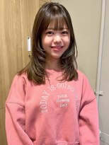 ローレンジウ(LOREN JU)&nbsp;名駅/名古屋駅/学割U24/レイヤーカット/オージュア/ダブルカラー