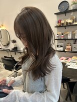 エスデザイン(es design)&nbsp;ブリーチなしダブルカラー×くすみベージュ