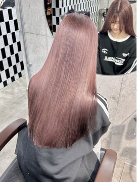 リル ラウム 原宿(LiL Raum) ピンクブラウン/原宿/原宿ブリーチ/ダブルカラー/レイヤーカット