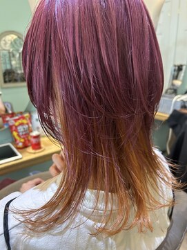 アンフィ 矢向(Anphi) 8-16 赤×オレンジ