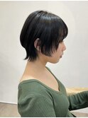 ショートウルフミディアムミディアムボブウルフ大人ショートボブ