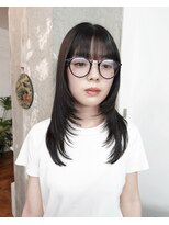 アペロ 柏(Apero)&nbsp;レイヤー/セミロング/ハッシュカット/髪質改善/前髪/柏