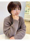 【３０代４０代５０代】大人女性大人気ショートボブ/小顔/黒髪