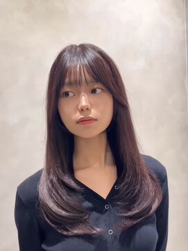 ジーナ 高槻(Zina) ダークラベンダー/レイヤーカット