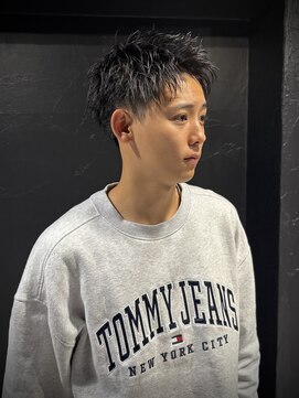 アウル 心斎橋(owl) 【アップバングショート】短髪/刈り上げ/メンズカット/men's