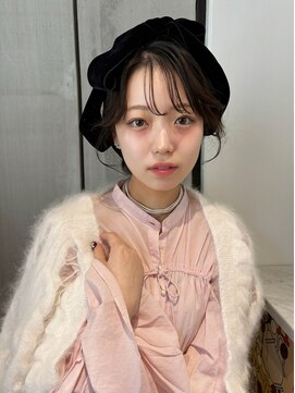 ガーリーまとめ髪【romp佐々木ii】