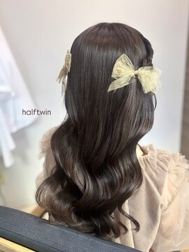 綺麗めハーフツイン♪