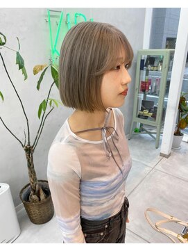 キピ(KIPI) 【アカネ】アッシュベージュボブ