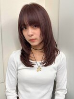 ガーランドギンザ(Garland Ginza)&nbsp;セミロングレイヤーカット顔周り前髪カット