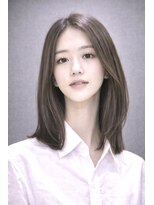 ナカナカ 東中野(naka.naka) ナチュラル艶ミディ|大人の上品ストレート