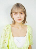 リノア 西梅田 福島(Linoa)&nbsp;梅田/髪質改善/透明感カラー♪外ハネ切りっぱなしボブ