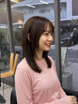 キビト(kibito) 新宿若松河田曙橋牛込柳町レイヤーカットワンカール20代30代40代