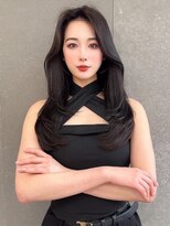 Moalana 名古屋 栄/髪質改善/縮毛矯正/レイヤー【モアラナ】 ダークパープル/クラゲカット/シースルー/クラゲヘア/名駅