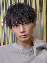 シティ メンズ(CITY men's) メンズ刈り上げフェザーパーマツーブロックセンターパート