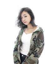 ベルヘアサロン(BeL HAIR SALON) アッシュカラー　×　無造作クールボブ