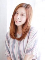 ヘアメイク ナル(hair make nalu) かきあげゆるストレートスタイル