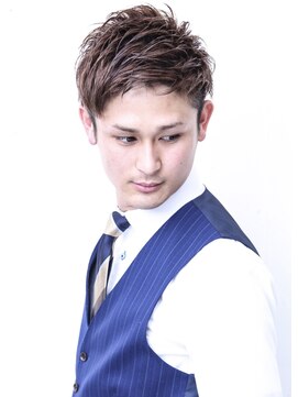 フジヤマ バーバー ショップ(FUJIYAMA BARBER SHOP) ショートレイヤーソフトツーブロック ビジカジ