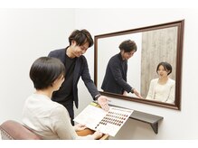 スタイリストは全員毛髪診断士の資格を持ったスペシャリスト