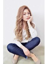 イーマ 天王寺店(iima)&nbsp;ヴィクトリアウェーブ風グレージュロング