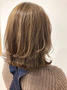 ヘッズ 本八幡店(HEADS) 大人レイヤー メルティカラー くびれヘア ビタミンカラー