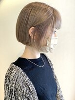 マイル 渋谷(mile)&nbsp;mini bob × creamy beige