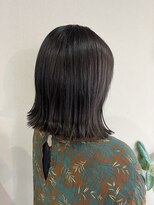 ヘアーアートミュージアム(Hair Art Museum)&nbsp;切りっぱなしスタイルにダークグレー♪