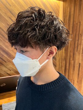 アデプト 金町店(adept) 波巻きマッシュパーマ