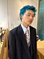 イロ(IRO) men's crazy blue×spiky