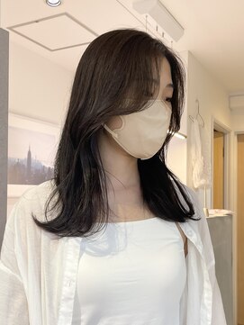 ヨーク(YOKE) 【 YOKE 】大人かわいい顔まわりレイヤー小顔韓国20代30代