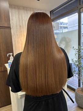 ピッコリーノバイプロデュース 小田急相模原店(Piccolino by Produce) 複雑履歴の髪の毛にも縮毛矯正を♪#小田急相模原