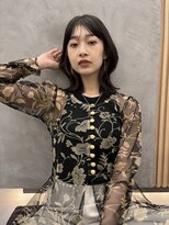 ロンドプロフィール 浦和(Lond profil)&nbsp;中川　前髪カット顔まわり似合わせ外ハネくびれレイヤーミディ