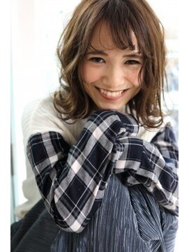 ヘアアンドメイク シークネクスト(HAIR&MAKE SeeK NEXT) 【SeeK NEXT】シースルー×グレージュ