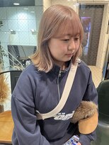 ヘアーアンドメイク ビス(HAIR&MAKE bis)&nbsp;柔らかミルクティーベージュ☆【多田　華歌】