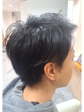 カミユウ ヘア アンド スパ(kamiyu hair&spa) 伸ばし途中の七三