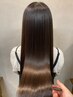 縮毛矯正&カット&Aujua 4 STEP トリートメント ￥15730～
