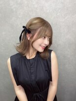 アンプル 天神店&nbsp;簡単ヘアアレンジ　リボンアレンジ　ボブアレンジ　ミディアム