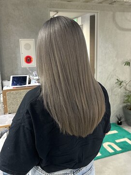 ラック(LUCK) レイヤーロング/バレイヤージュ/シルキーベージュ/船橋