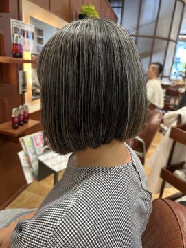 ジュール ドゥJour doux 大人ボブ 　前さがりボブ　ショートボブ