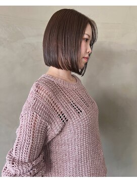 オルティ(OLTI) 《OLTI》切りっぱなしボブ×秋ブラウン