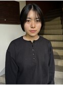 癖を活かしたボブ