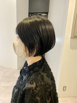 アグ ヘアー ベルス 大谷店(Agu hair BELLUS) 黒髪×丸みショート◎