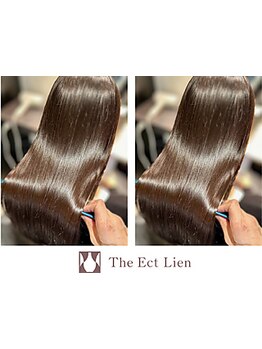 【箕面駅徒歩5分】自然でやわらかい仕上がりが特徴の縮毛矯正・髪質改善ストレート/初めて体感する質感に