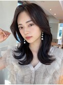 【福岡初出店☆AFLOAT 福岡】小顔前髪ありくびれレイヤーカット
