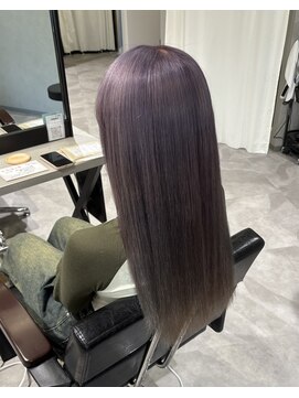 シエル(ciel) ブリーチあり/ラベンダーカラー/グレージュ/ベージュ/ハイトーン