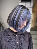 イエナ 渋谷(IENA)&nbsp;デザインカラーケアブリーチダブルカラー水色カラーペールブルー