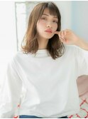 関内/髪質改善/ゴールドベージュでオン眉大人ロブヘア♪a